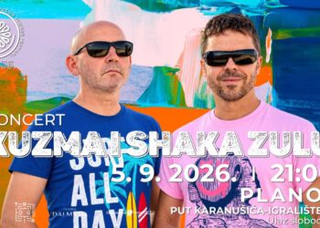 Kuzma & Shaka Zulu stižu u Plano: Subota rezervirana za dobru glazbu, zabavu i ples