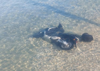 Motor u moru kod tobogana u Uvali, policija izašla na teren