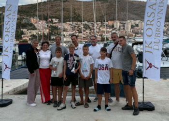 Najmlađi jedriličari ‘Orsana’ postigli uspjeh na Državnom prvenstvu, klub im priredio doček