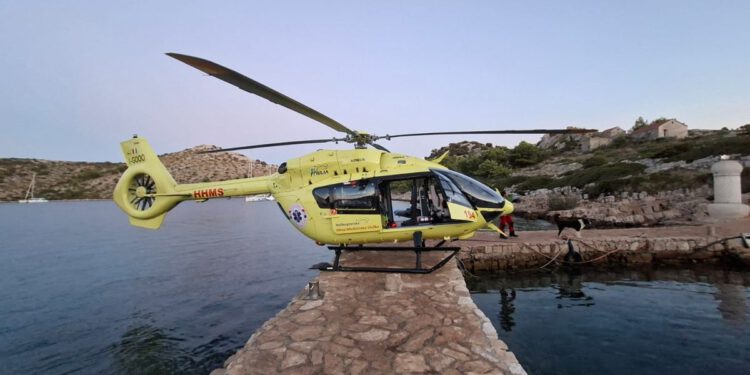 Nijemca zahvatio propeler broda, helikopterom hitno prevezen u bolnicu