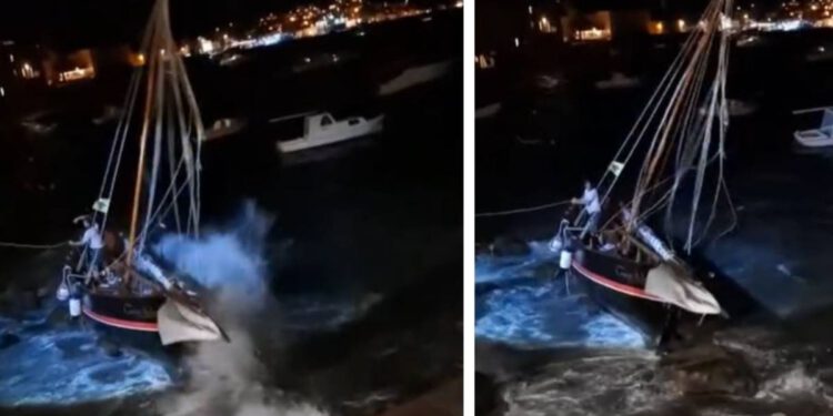 Olujna tramontana nasukala iznimno vrijednu falkušu na Visu: "Vraćala se s 'Dana u Vali' na Hvaru!