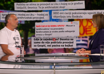 Organizator prosvjeda za Liku kod Mojmire: ‘Očito sam za neke antihrvat’