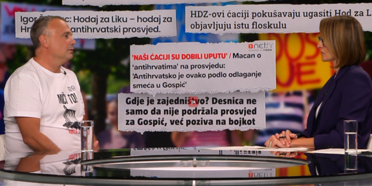 Organizator prosvjeda za Liku kod Mojmire: ‘Očito sam za neke antihrvat’