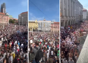 Organizatori prosvjeda objavili snimku: ‘Ako vas pitaju koliko nas je bilo – SVI SMO!!!’