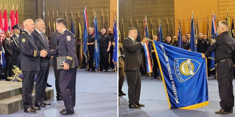 POVIJESNO PRIZNANJE ZA HEROJE JUGA Milanović odlikovao policijske postaje koje su spasile dolinu Neretve i probile blokadu