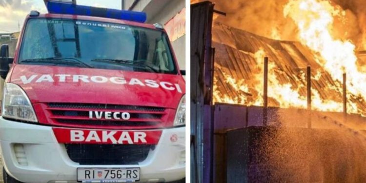POŽAR U KUKULJANOVU Kvaliteta zraka loša, Pomorska škola Bakar prekinula nastavu: “Oglasila se Pripuzova firma”