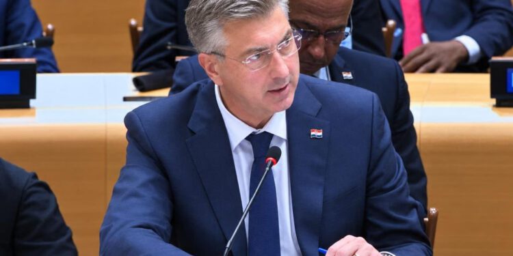 Plenković u New Yorku: Svijet se nalazi u ozbiljnom trenutku za međunarodni poredak