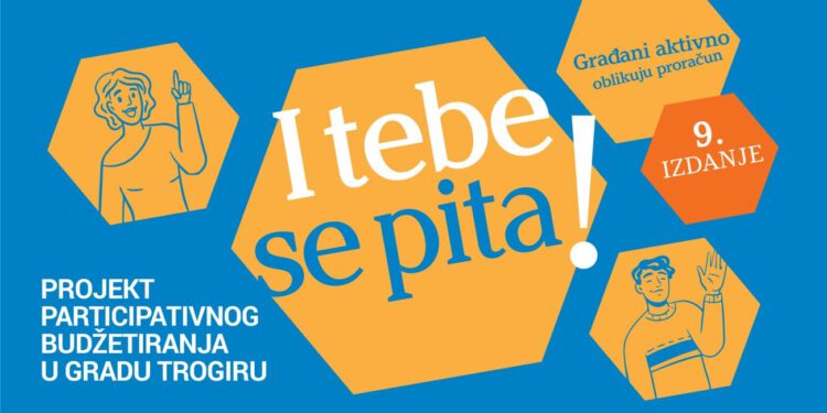 Počinje 9. izdanje projekta “I tebe se pita” – Trogirani biraju koje projekte žele u 2027.