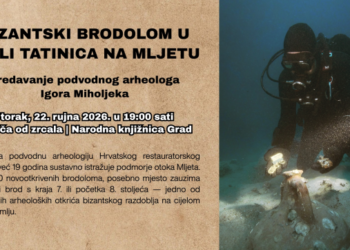 Predavanje Igora Miholjeka: Bizantski brodolom u uvali Tatinica na Mljetu