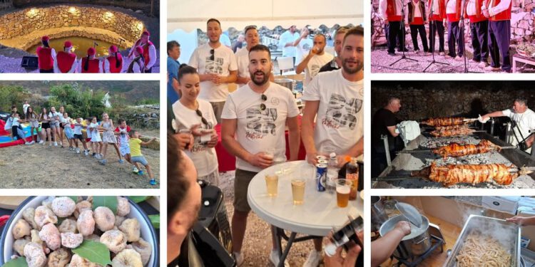 Rastovac napravio feštu za pamćenje: Besplatno se jelo i pilo, ganga odjekivala pod Biokovom, a gusle otišle sretnom dobitniku