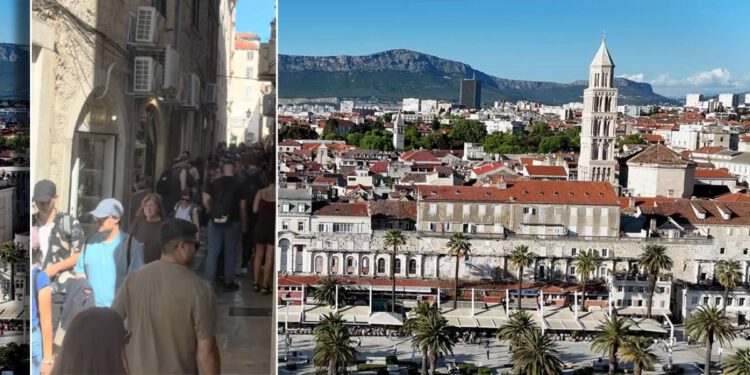SPLIT I SREDINOM RUJNA KIPI OD ŽIVOTA Sunce, 27 stupnjeva i pune ulice privukli brojne turiste