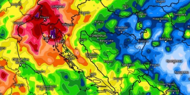 Stiže dramatična promjena vremena, čekaju nas dva vala: Pijavice, pljuskovi i veliko zahlađenje
