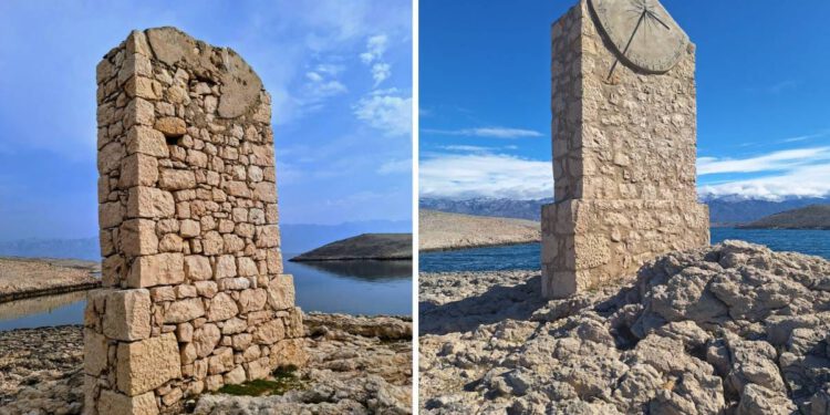 TAJNA RTA ŠKAMICA Spašen zaboravljeni sunčani sat na jugu Paga