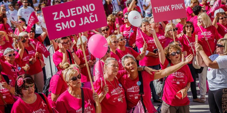 Ti si život moj: Split osmi put trči i šeta za zdravlje žena
