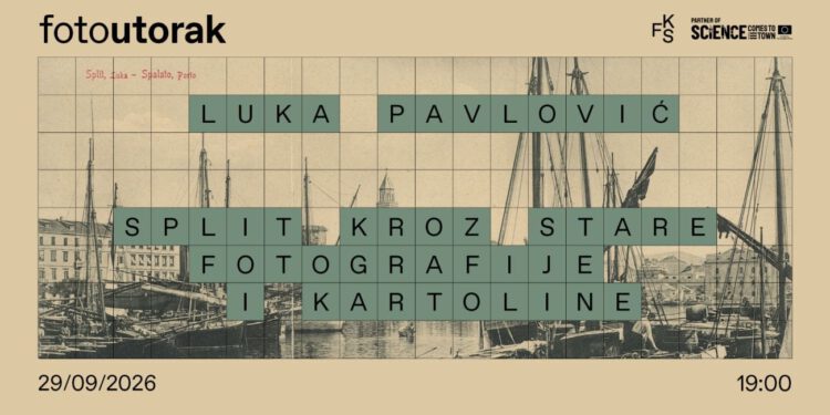 U Fotoklubu Split večeras gostuje Luka Pavlović, predstavit će povijest Splita kroz dosad neviđene fotografije i kartoline