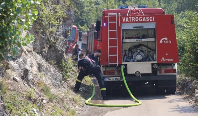 U selu Gradeljina kod Konjica potpuno izgorjela kuća