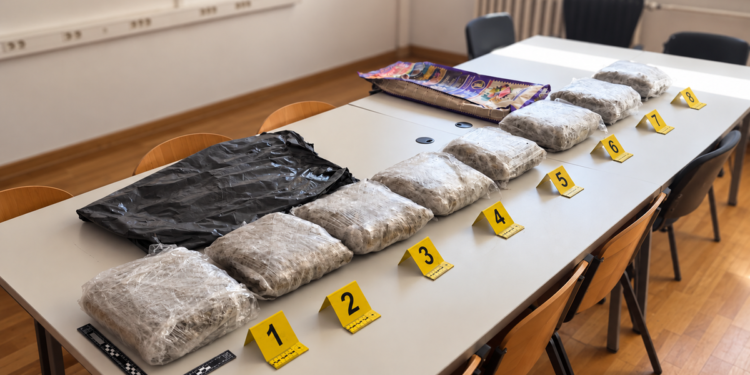 Uhvaćeni na A1 kod Vrgorca s preko 8 kg marihuane