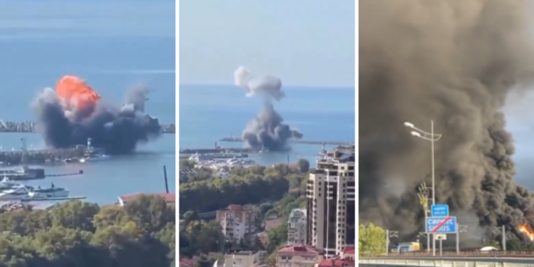 Ukrajinci zapalili Soči, Rusi brutalno uzvratili: Gori središte SBU-a u centru Kijeva