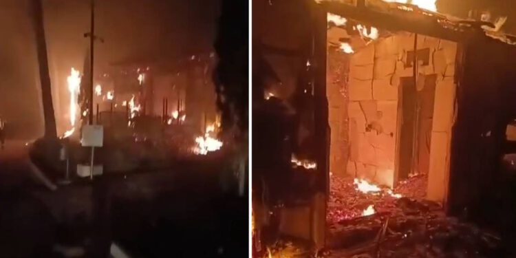 VATROGASCI OBJAVILI VIDEO Vatra gutala bungalove i resort u Milni, stotine turista noćas hitno zbrinute u dvorani!