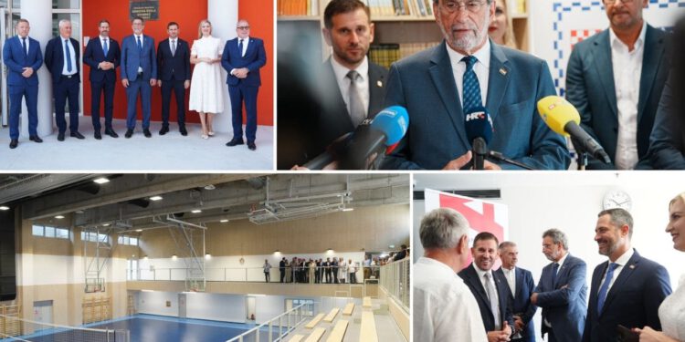 VELIKI DAN ZA UČENIKE U STOBREČU Škola dobila nove dvorane, učionice, knjižnicu… Fuchs: “Osigurat ćemo da svi učenici u Splitu budu u jednoj smjeni”