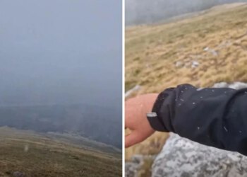 VIDEO Prvi snijeg pao na planinama iznad Kupresa