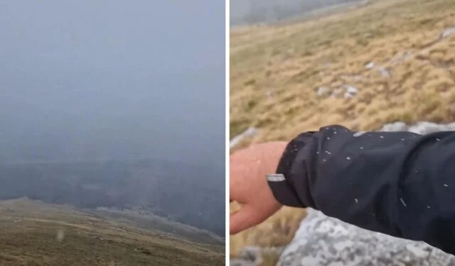 VIDEO Prvi snijeg pao na planinama iznad Kupresa