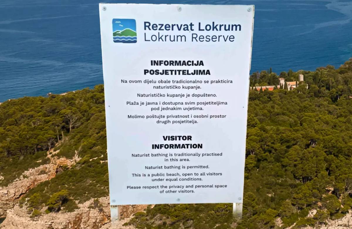 RAT ZBOG TABLE ZA NUDISTE NA LOKRUMU: Uprava demantira uklanjanje, Divlja liga ih prijavila inspekciji i pravobraniteljici za djecu!