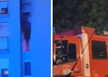 ZADAR Vatrogasci objavili snimku požara u kojem je teško nastradalo trogodišnje dijete