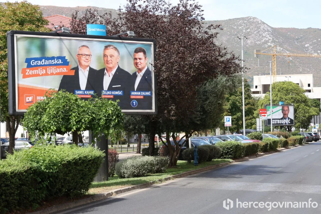 Izborni plakati u Mostaru