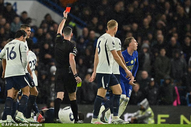 Palmerov crveni karton protiv Tottenhama prošlog vikenda bio je prvi u njegovoj karijeri