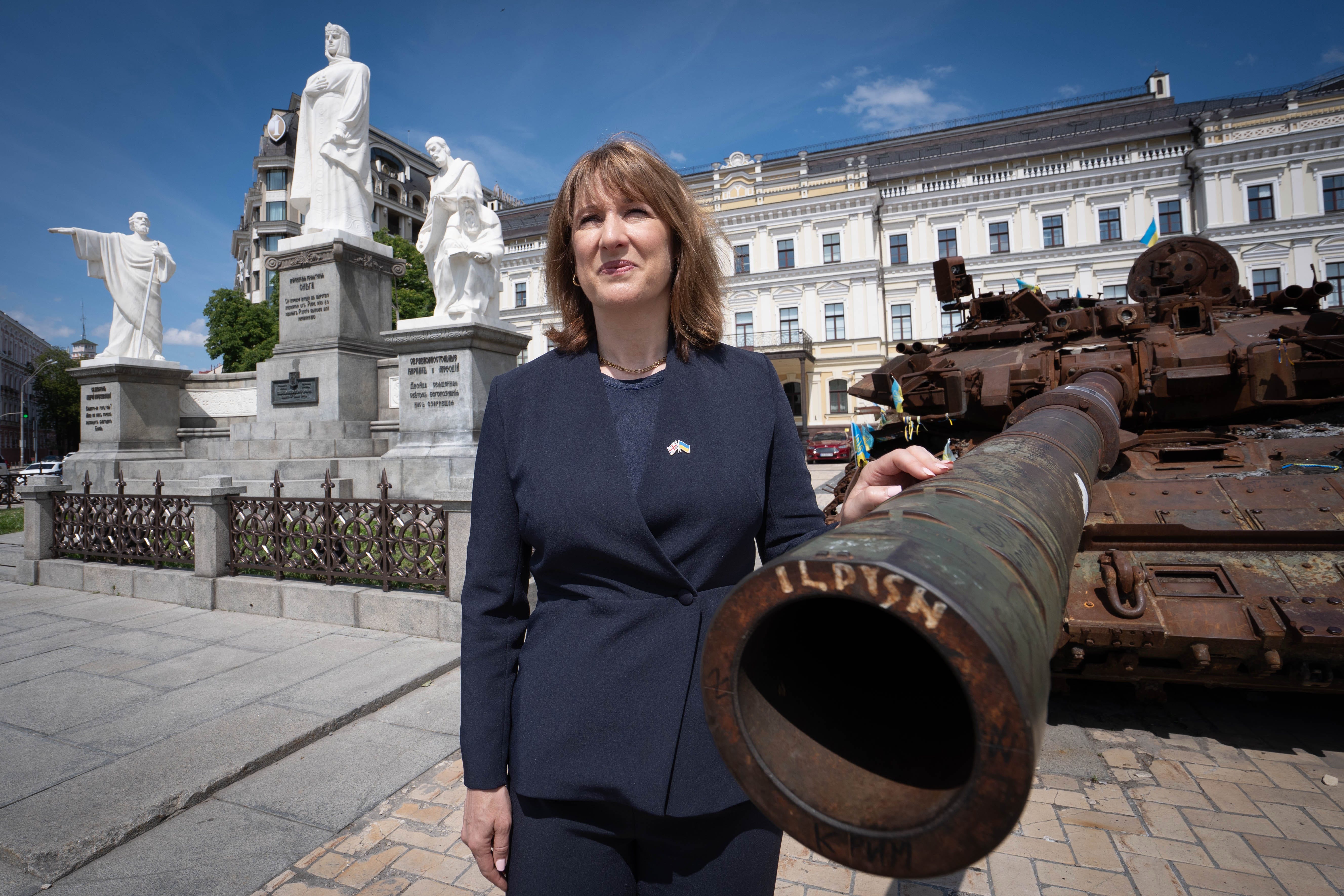 Rachel Reeves snimljena tijekom posjeta Ukrajini u lipnju (Stefan Rousseau/PA)