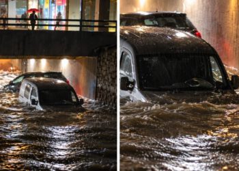 Automobili gotovo pod vodom u garaži na Splitu 3! U jednom danu palo gotovo 75 posto prosječne listopadske kiše