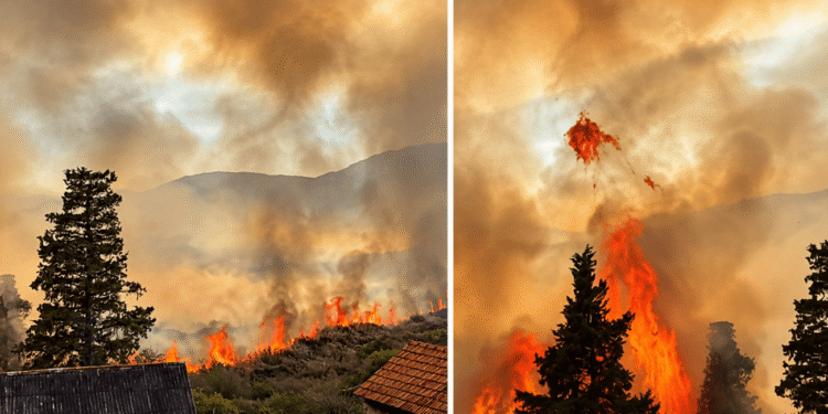 BUKTINJA NA JUGU DALMACIJE Buknuo novi veliki požar, vatra se brzo širi, četiri kanadera na terenu