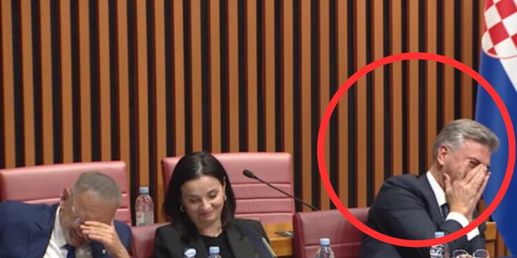 Hit u Saboru: Hajdaš priča o Slavku i Marici, a Plenkoviću doslovno idu suze od smijeha