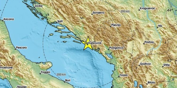 Jutros se zatresla Dalmacija: Potres probudio stanovnike, osjetio se na dubrovačkom području