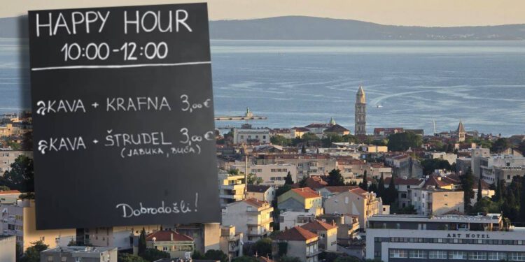 KAVA I ŠTRUDEL ZA 3 EURA U SPLITU? Nije šala, jedan restoran pokazao da se i to može