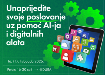Kako unaprijediti poslovanje uz AI i digitalne alate? DURA organizira besplatnu radionicu
