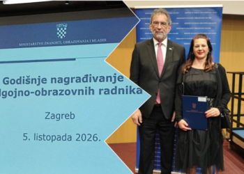 Ministarstvo nagradilo najbolje odgojno-obrazovne djelatnike: Među najuspješnijima i nastavnici iz Dubrovačko-neretvanske županije
