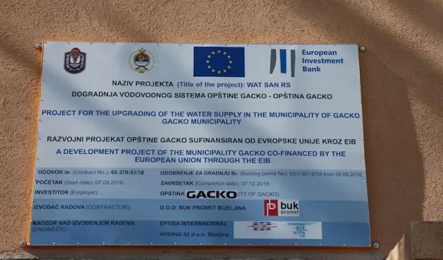 Mjesto u Hercegovini nije dovršilo vodovod, a sada bi moglo vraćati milijune i plaćati penale kreditoru