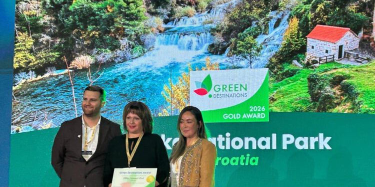 Nacionalni park Krka ponovno osvojio zlato za održivost i potvrdio Green Destinations status