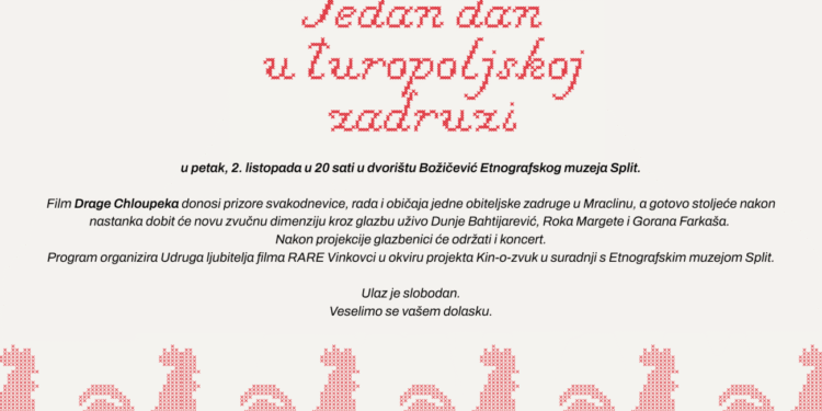 Nijemi filmski klasik iz 1933. stiže u Etnografski muzej: Projekciju prati glazba uživo