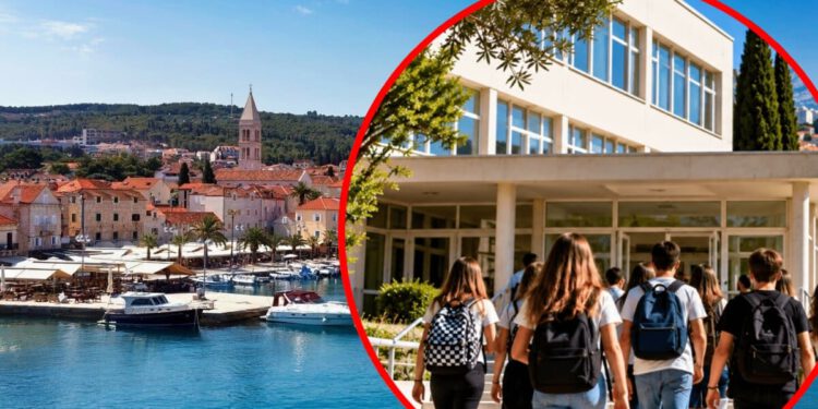 PRVI PUT U POVIJESTI IMAJU TRI PRVA RAZREDA Na ovom otoku sve je više djece, a stara škola postaje pretijesna