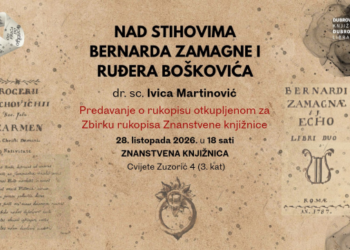 Predavanje Ivice Martinovića: Zašto je važan rukopis koji su Dubrovačke knjižnice otkupile, a povezuje Zamagnu i Boškovića