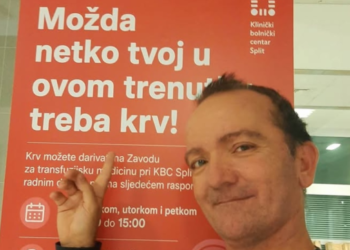 Splićanin darova krv 60 puta: Ovako možete spasiti brojne živote