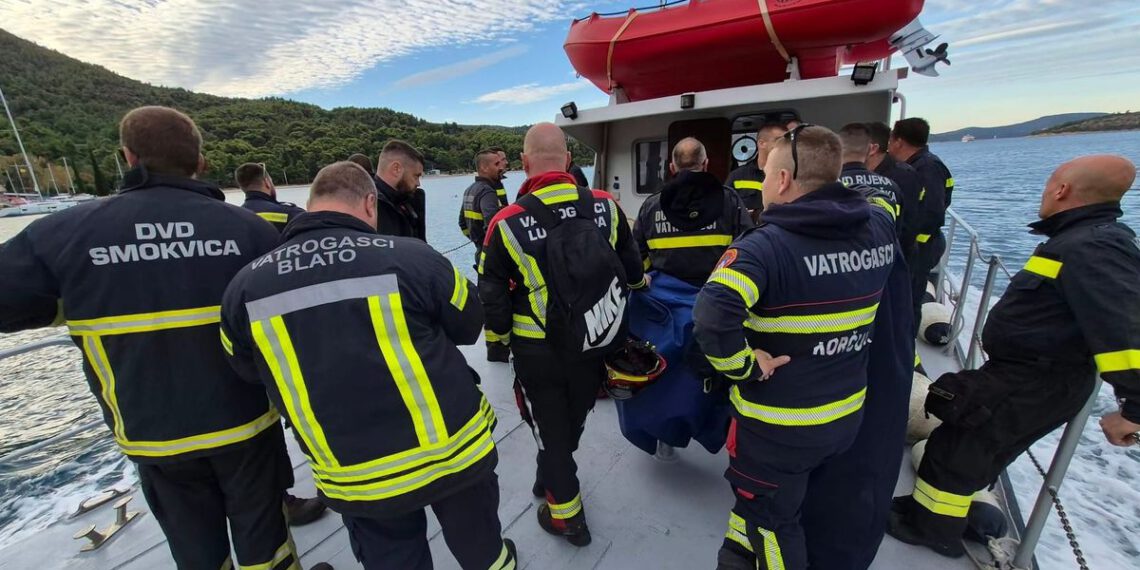 Stigli vatrogasci s Korčule, Dubrovnika i Mljeta