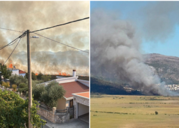 Teška situacija u Neretvi: Požar izbio i u naselju Vid, gase ga četiri kanadera