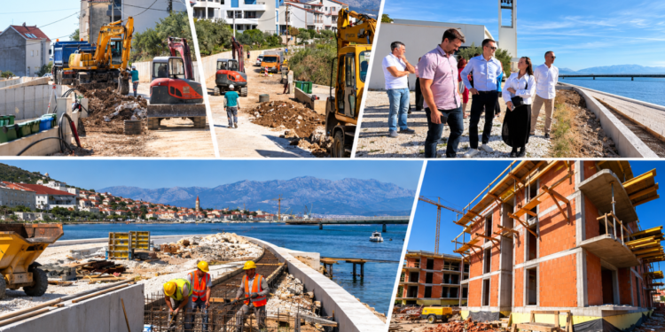 Trogir u velikom investicijskom zamahu: Starčevićeva, POS stanovi i nova šetnica gotovi na proljeće