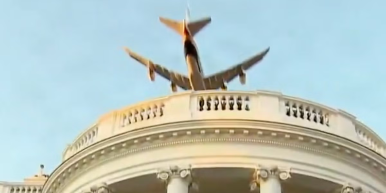 Trumpov Air Force One leti opasno blizu Bijele kuće šokirajući i plašeći posjetitelje