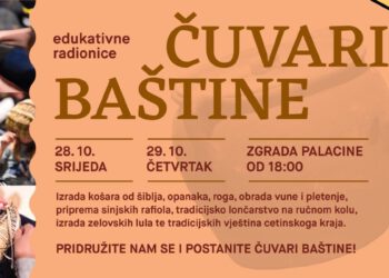 U Sinju se spremaju posebne radionice: Naučite izrađivati opanke, zelovske lule i tradicionalne predmete Cetinske krajine