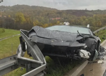 Utrkivali se na autocesti prema Dubrovniku pa slupali skupocjeno vozilo